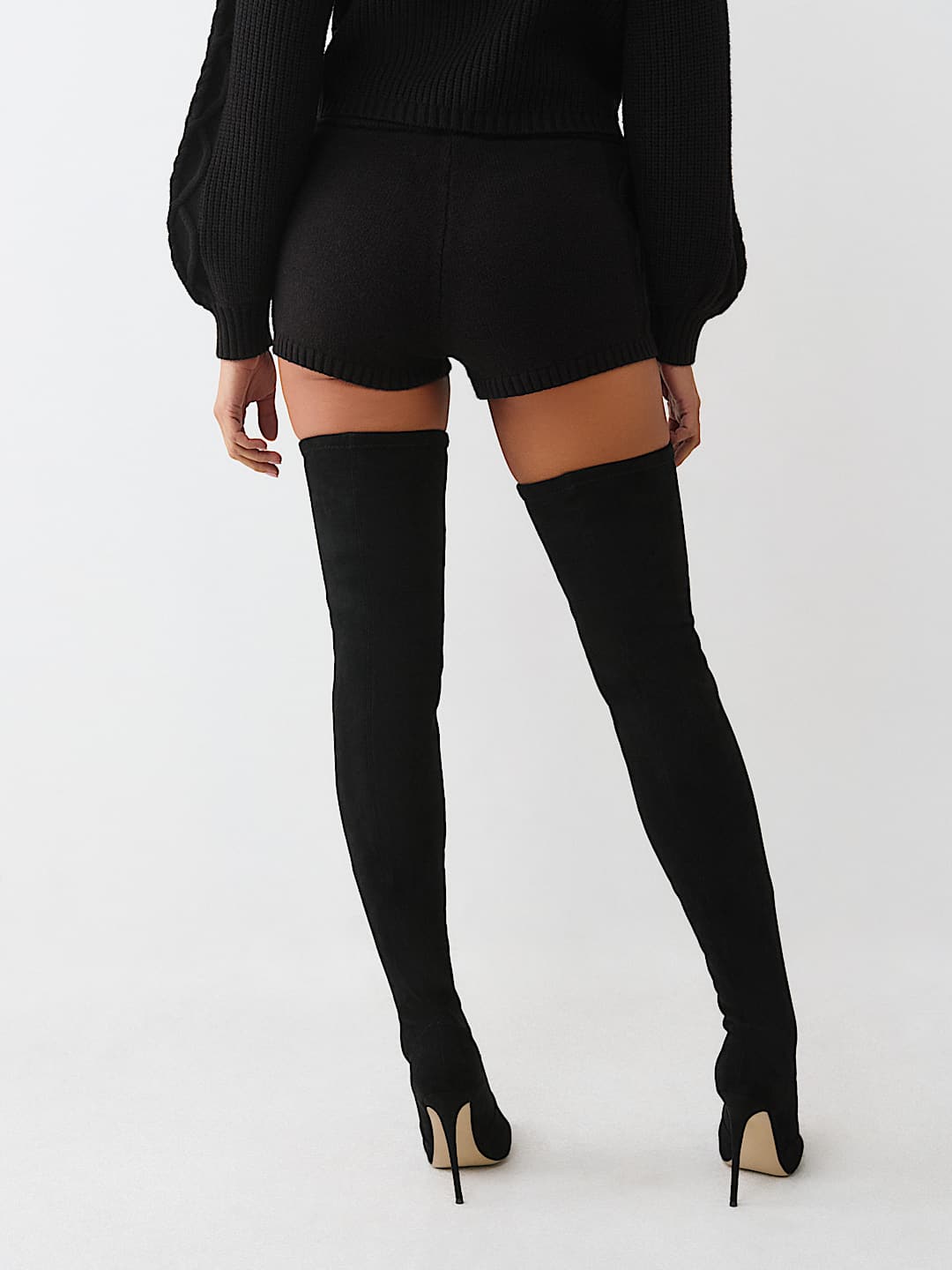 EMBROIDERED SWEATER SHORT, image 5