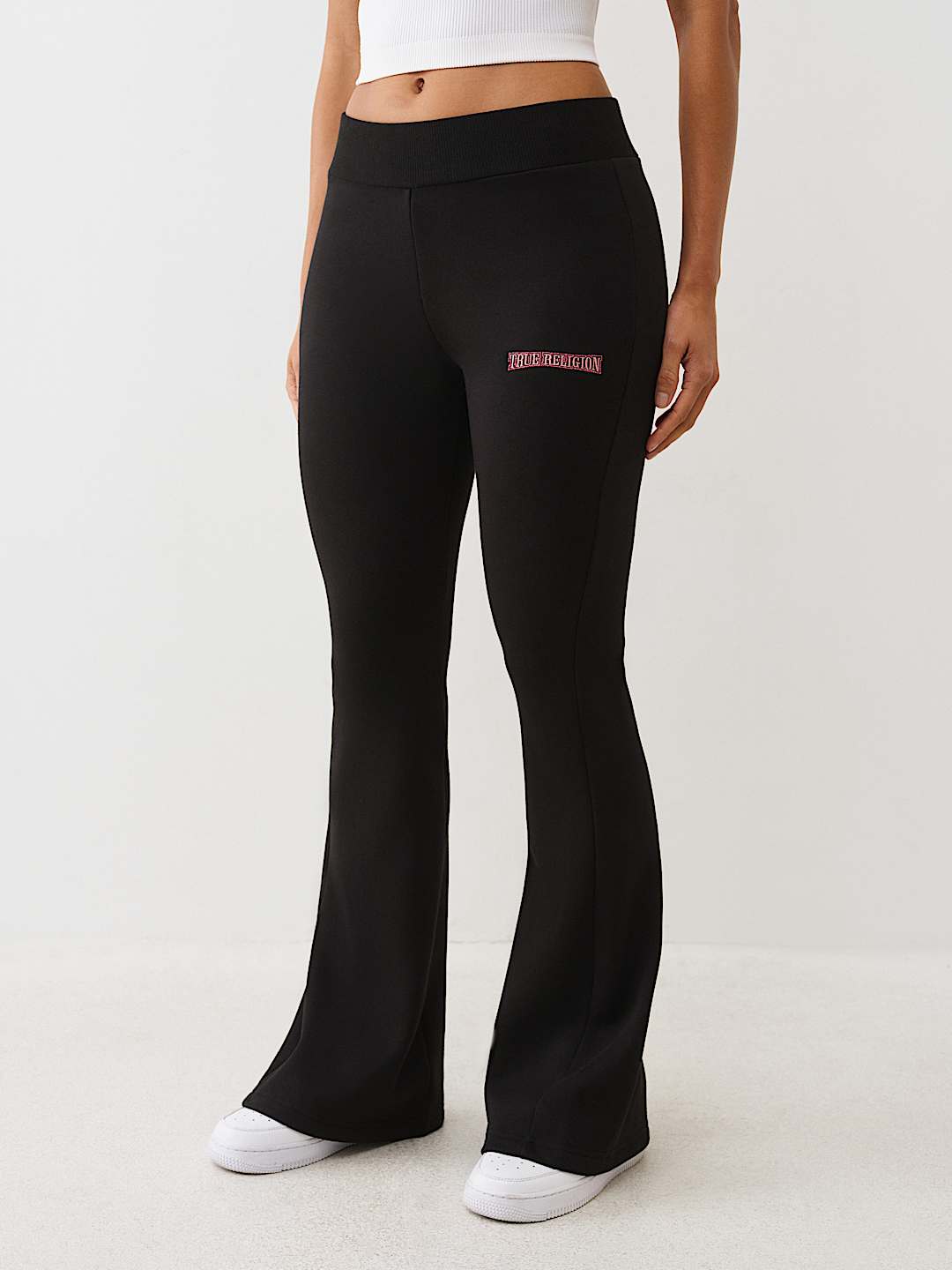 RAINBOW STITCH HORSESHOE BOOTCUT SWEATPANT, image 4