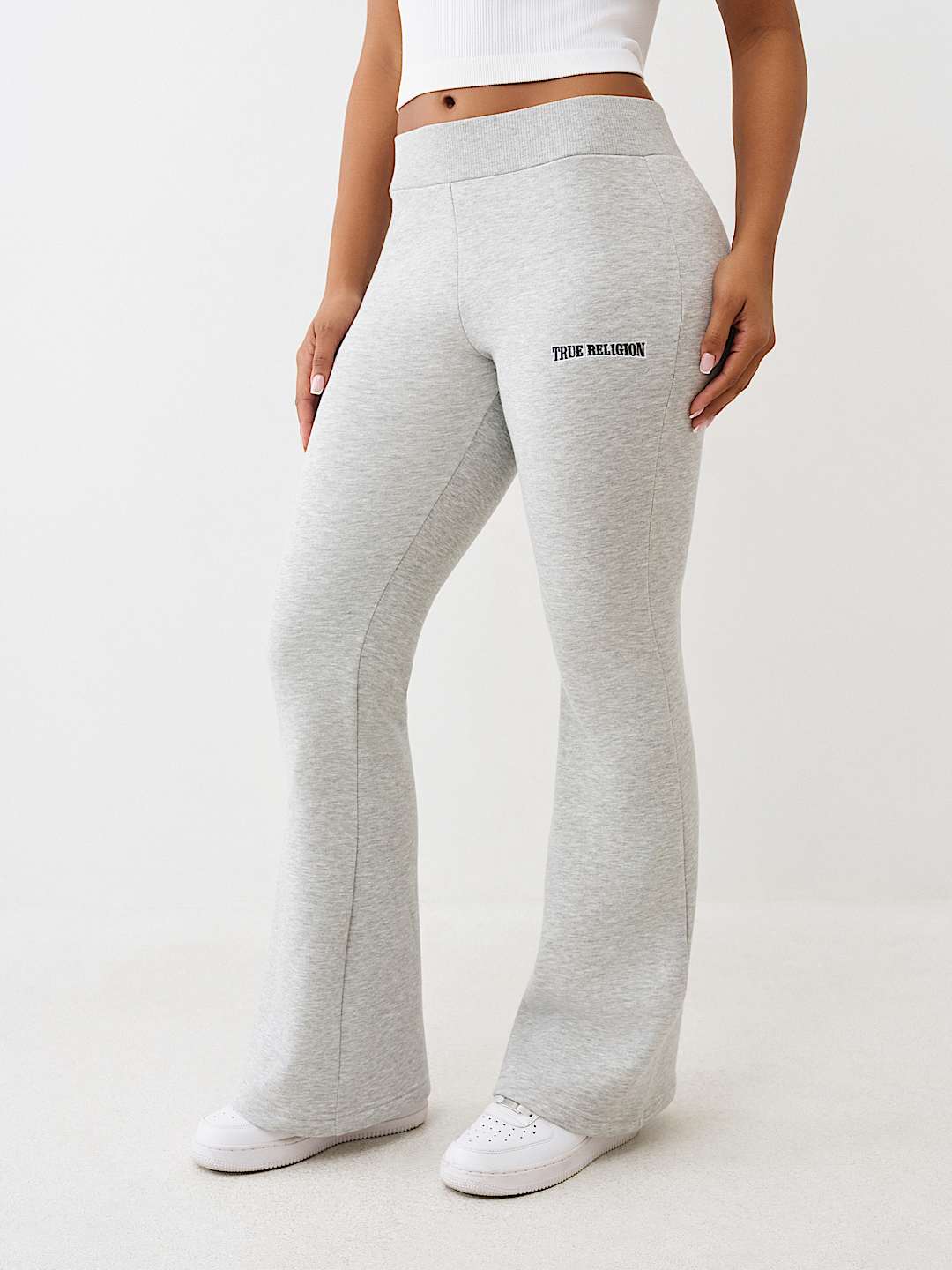 RAINBOW STITCH HORSESHOE BOOTCUT SWEATPANT, image 2