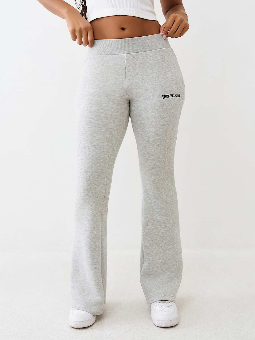 RAINBOW STITCH HORSESHOE BOOTCUT SWEATPANT, image 4