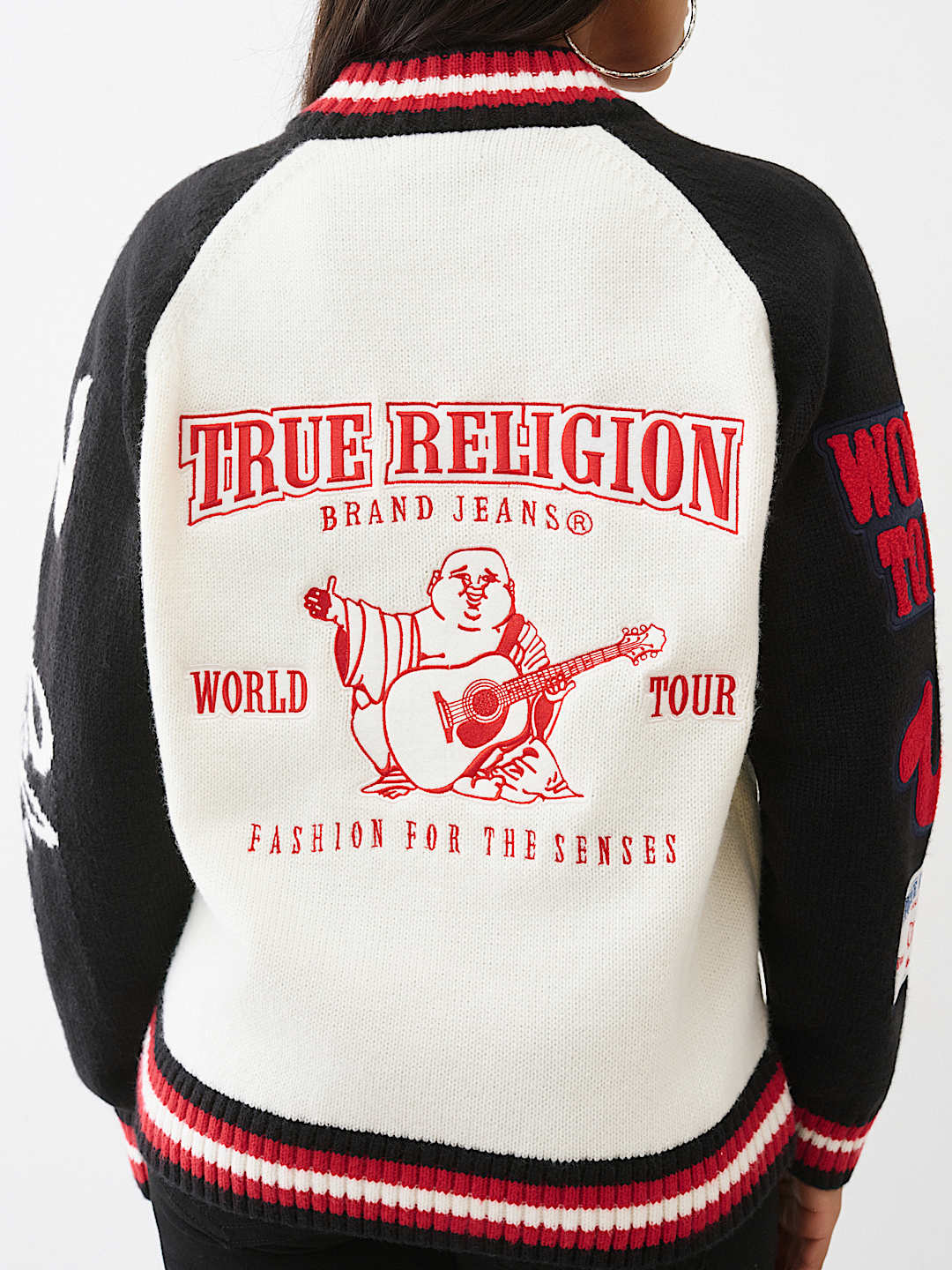 LOGO RAGLAN ZIP CARDIGAN, image 9