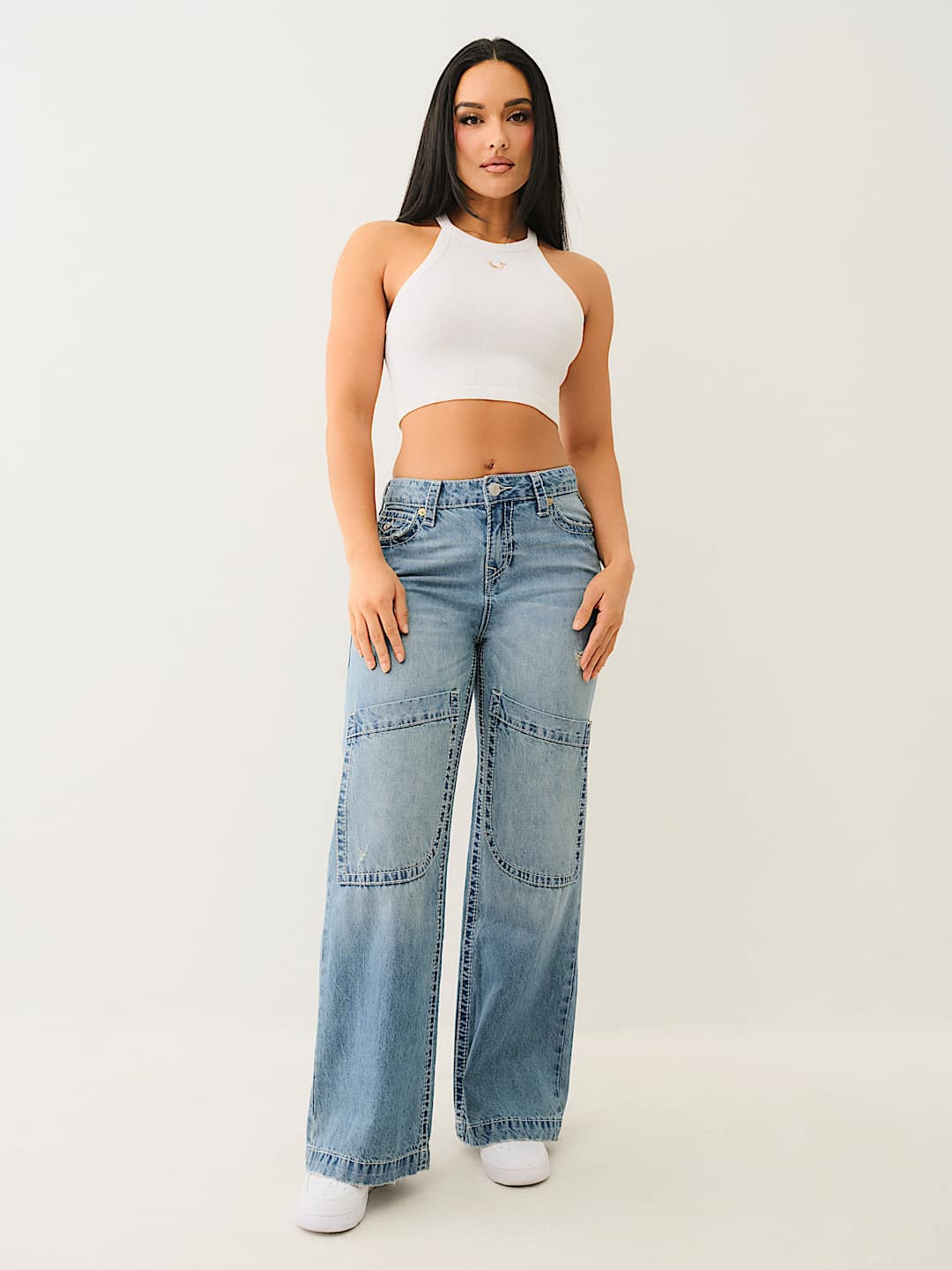 BOBBI MID RISE BIG T BAGGY JEAN