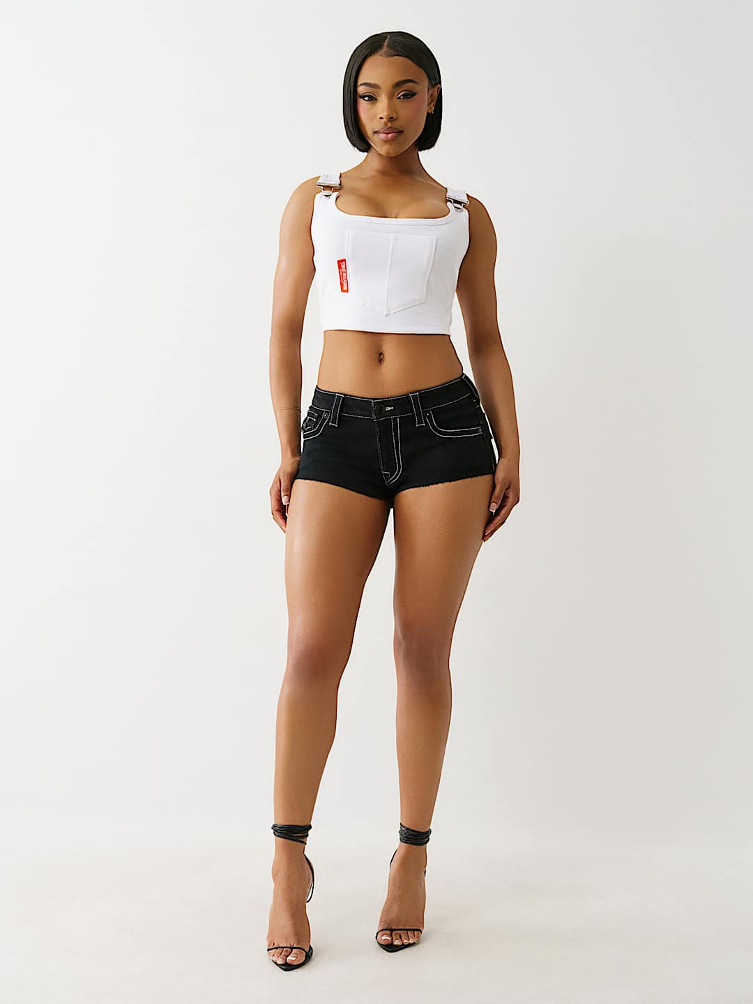 OVERALL RIBBED TANK TOP