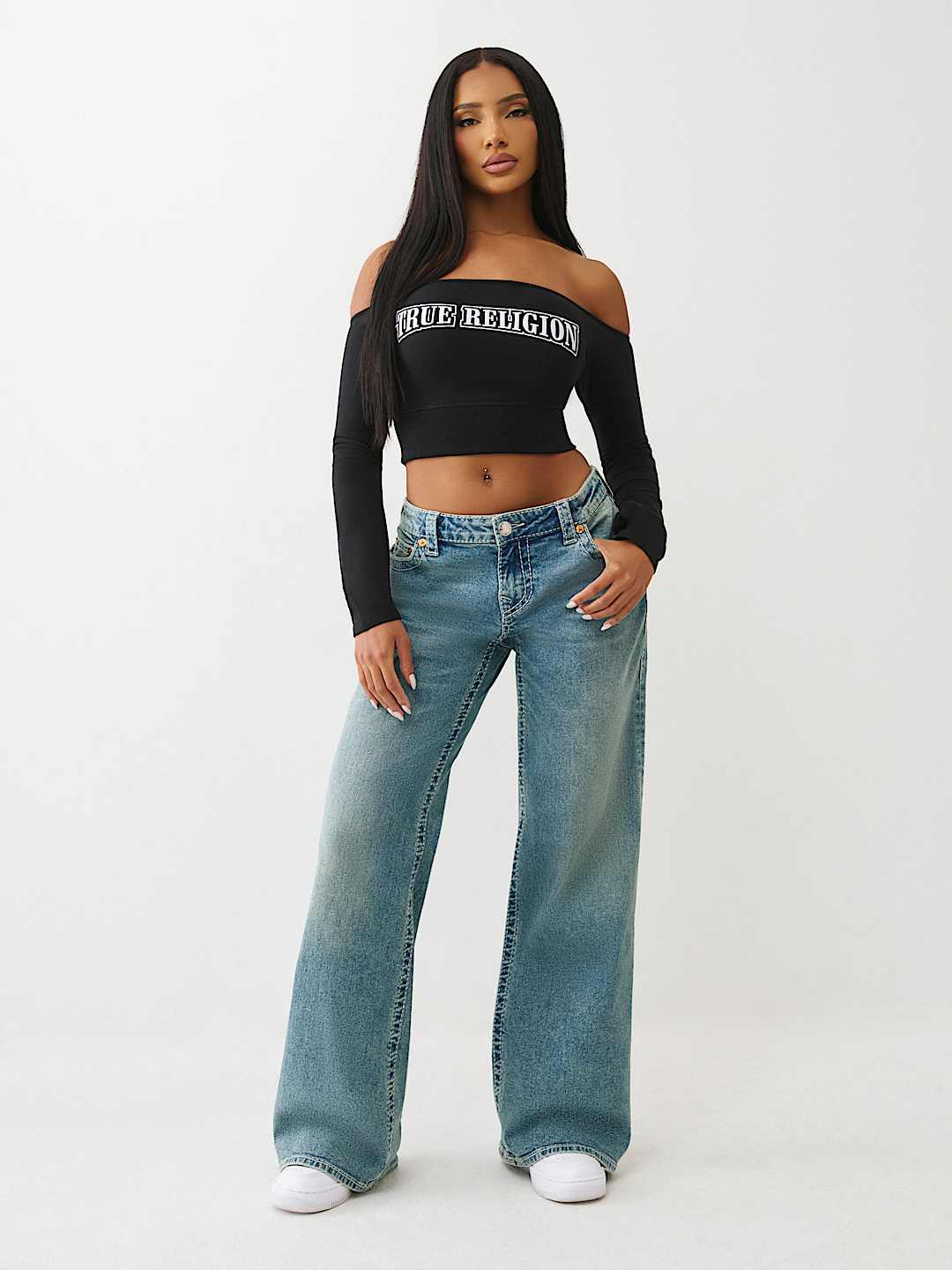 CROPPED OFF-THE-SHOULDER TOP, image 3