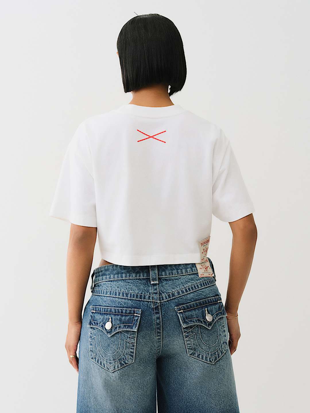 JEAN GRAPHIC BOXY TEE - White | True Religion