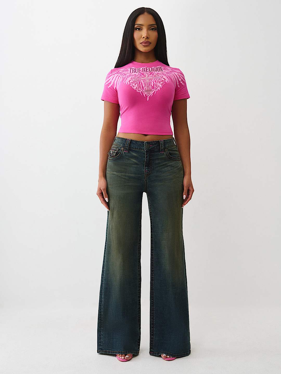 CAMISETA PEQUE&Ntilde;A DE MANGA CORTA CON ALA DE CRISTAL, image 3