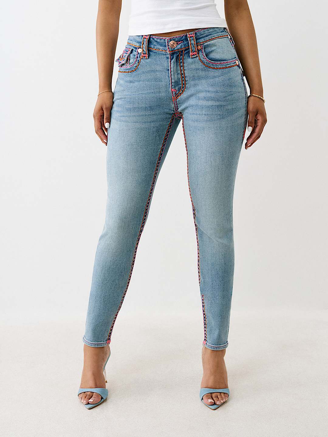 JENNIE MID RISE SUPER T CURVY SKINNY JEAN