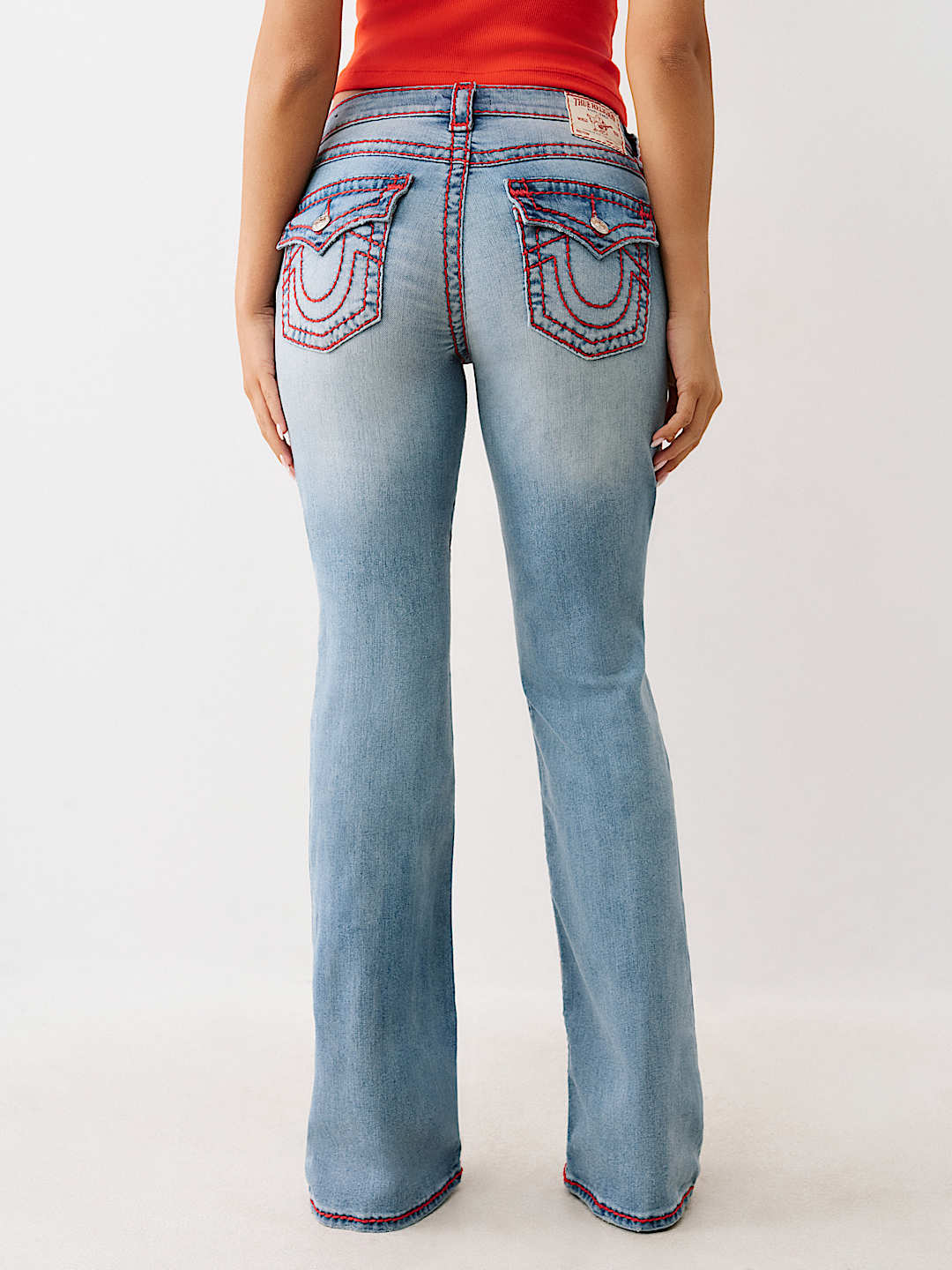 BECCA MID RISE SUPER T BOOTCUT JEAN, image 5