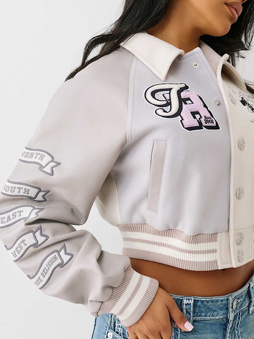 SHRUNKEN VARSITY JACKET