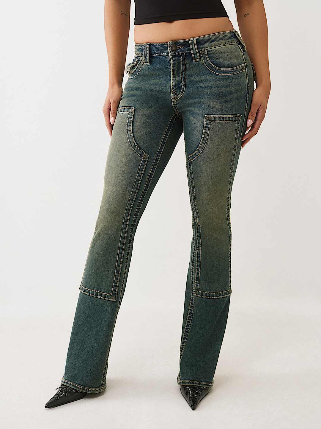 BECCA CARPENTER BIG T BOOTCUT JEAN, image 1