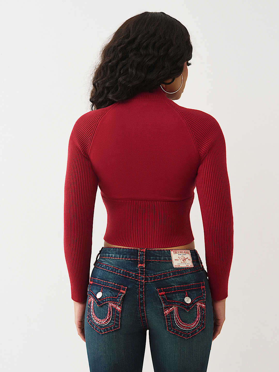 CRYSTAL ZIP SWEATER, image 5