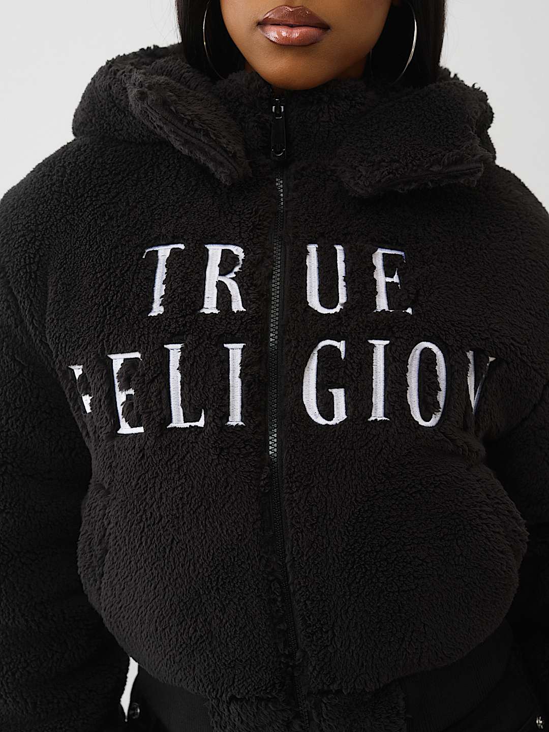 EMBROIDERED SHERPA JACKET, image 5