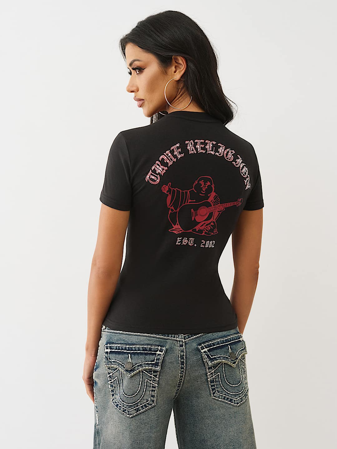 CRYSTAL LOGO CREWNECK TEE, image 5