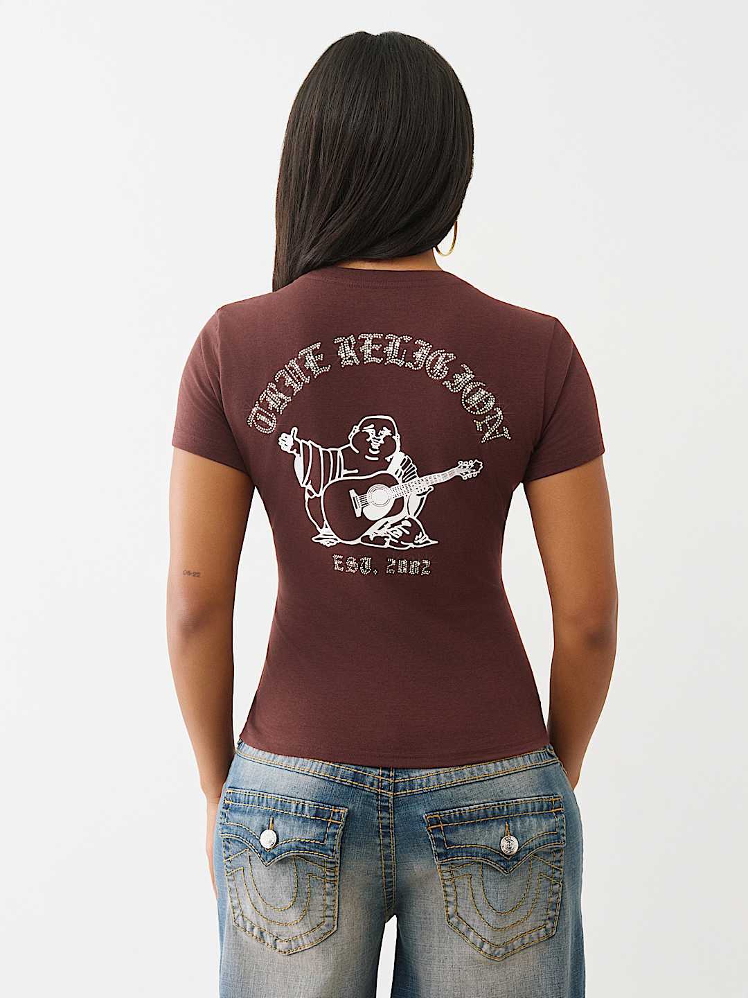 CRYSTAL LOGO CREWNECK TEE, image 5