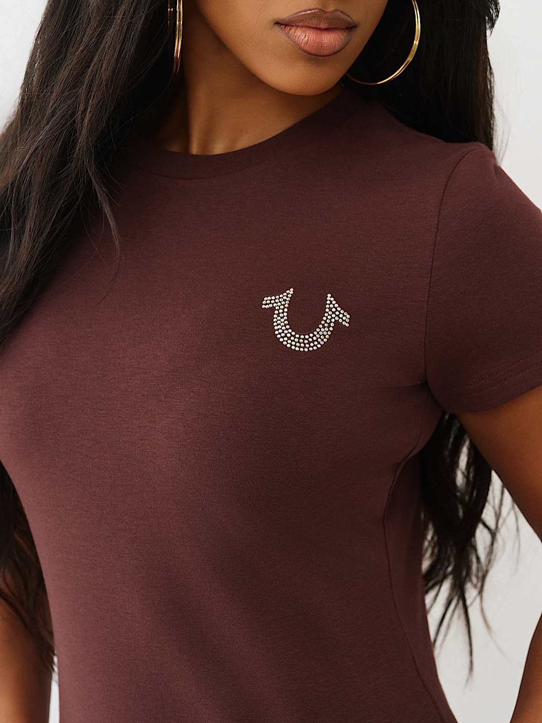 CRYSTAL LOGO CREWNECK TEE, image 6