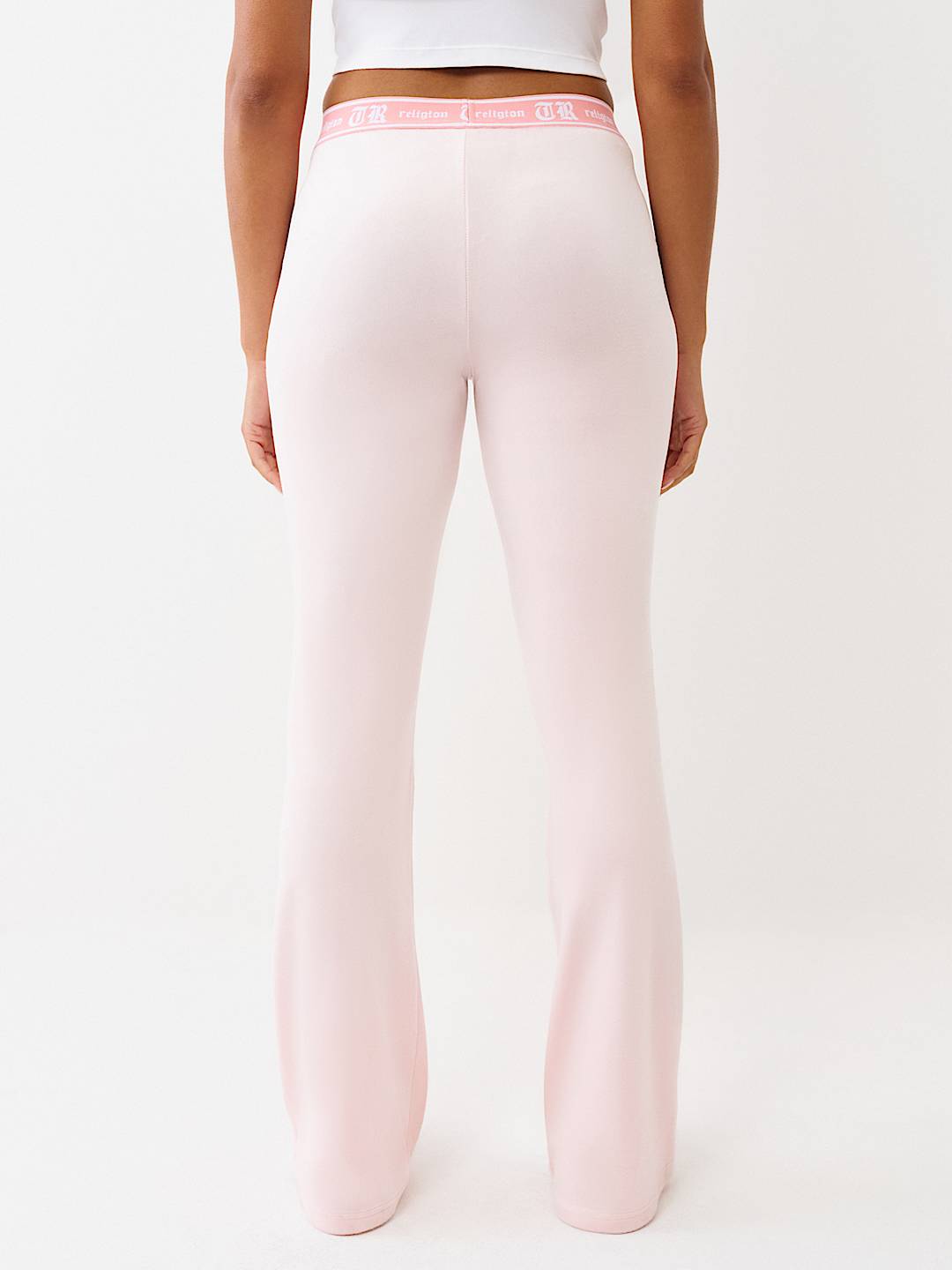 VELOUR  BOOTCUT TRACK PANT, image 6