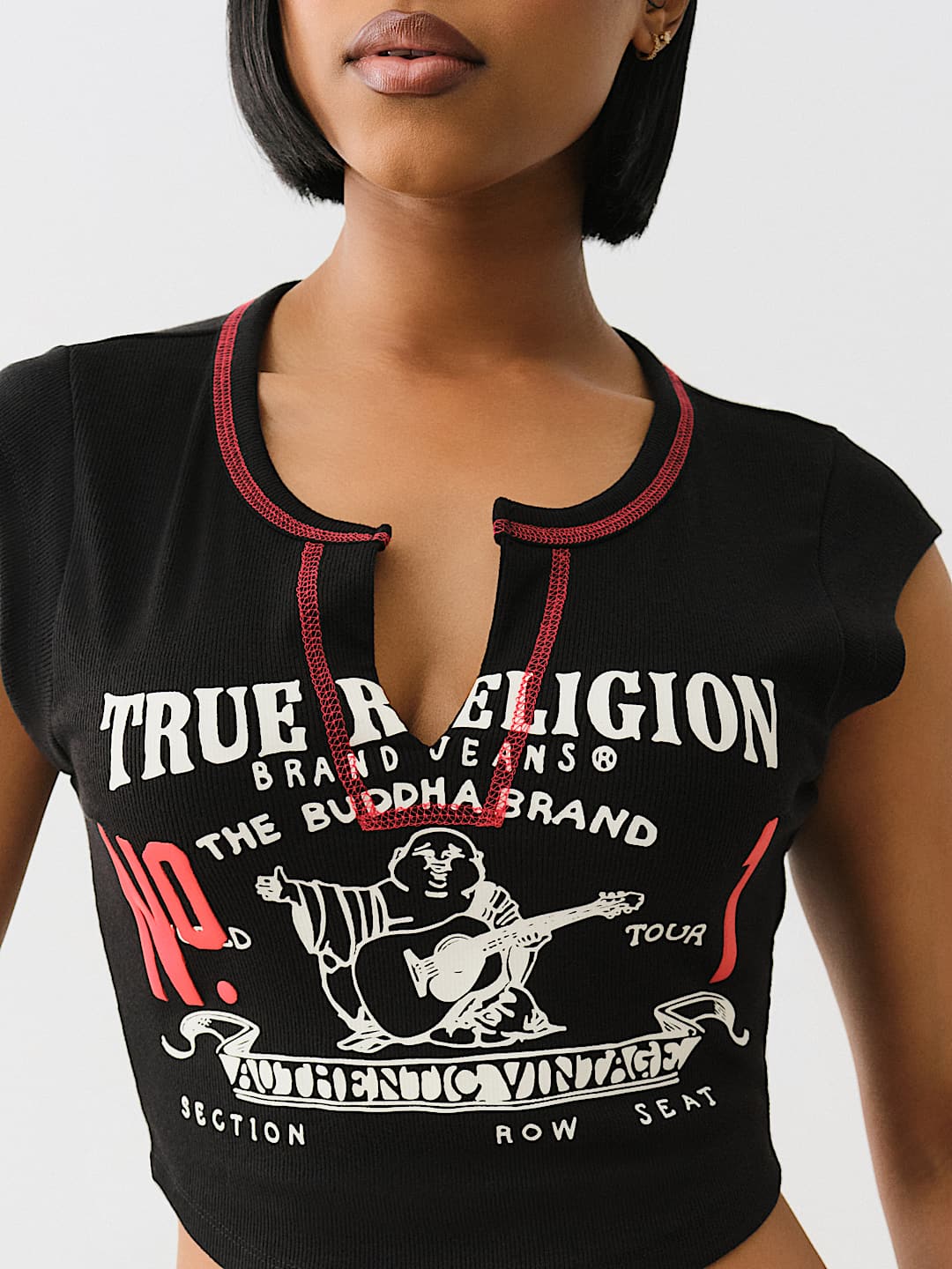 BUDDHA V NOTCH BABY TEE