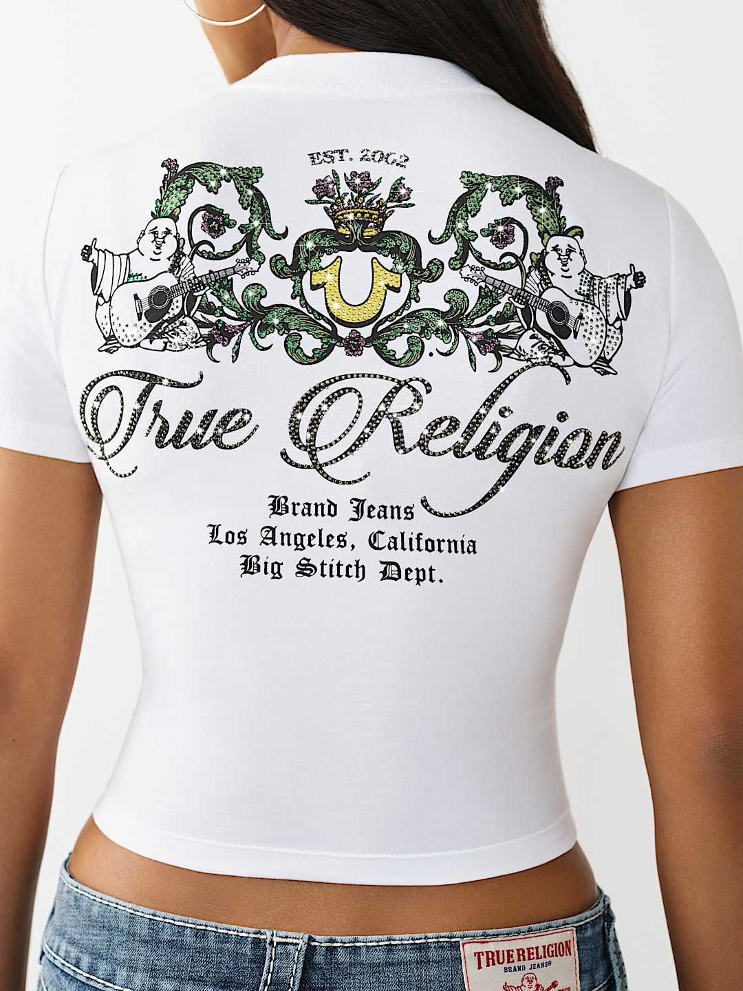 CAMISETA PEQUE&Ntilde;A CON BUDDHA DE CRISTAL, image 1