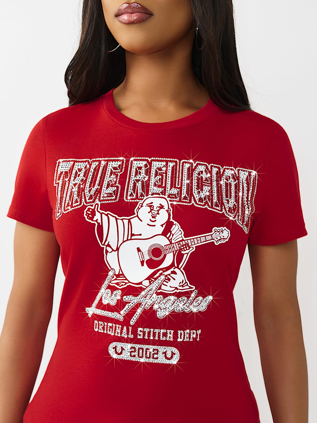 CRYSTAL BUDDHA CREWNECK TEE, image 1