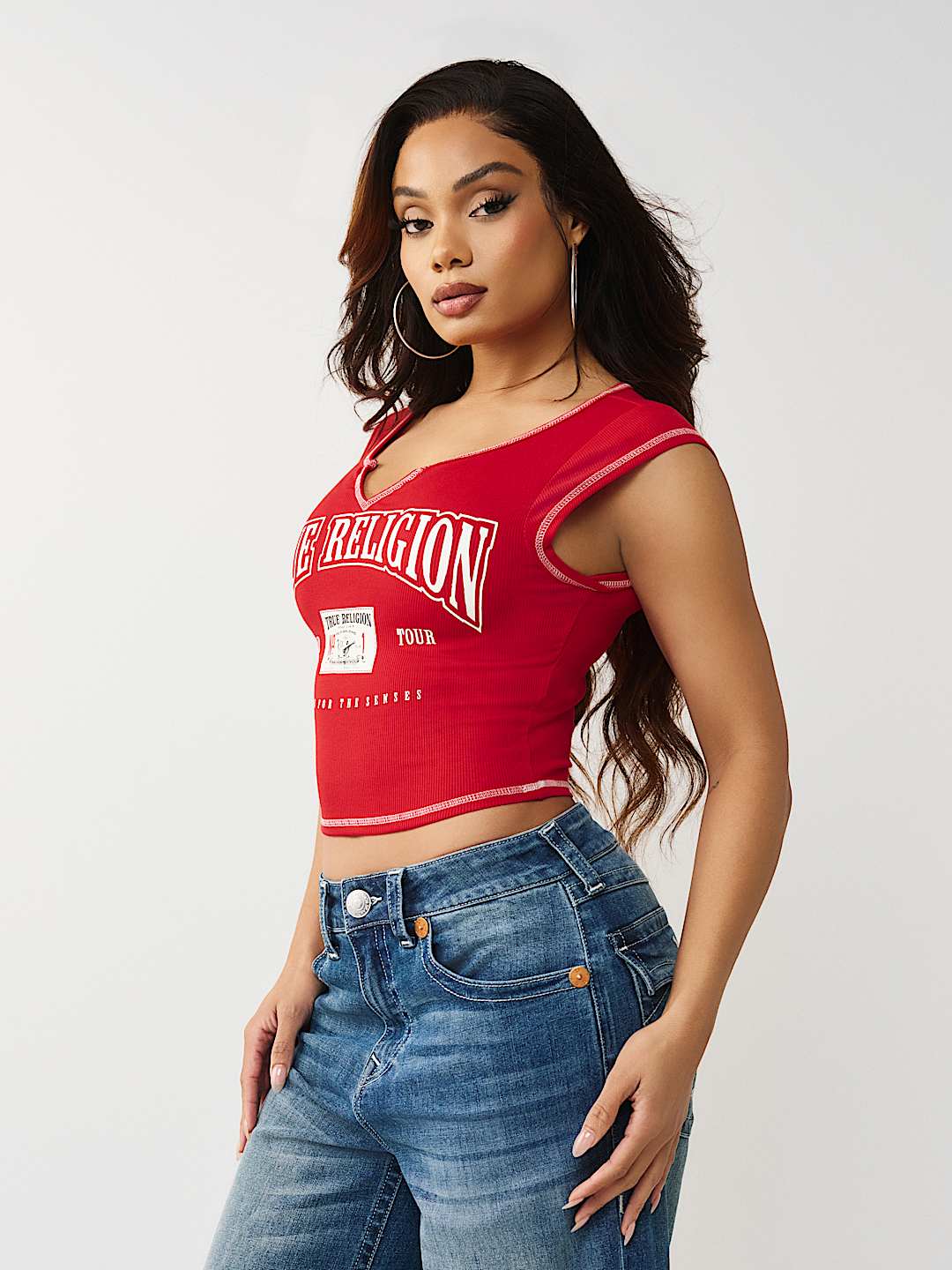 BUDDHA PATCH V-NOTCH TEE, image 5