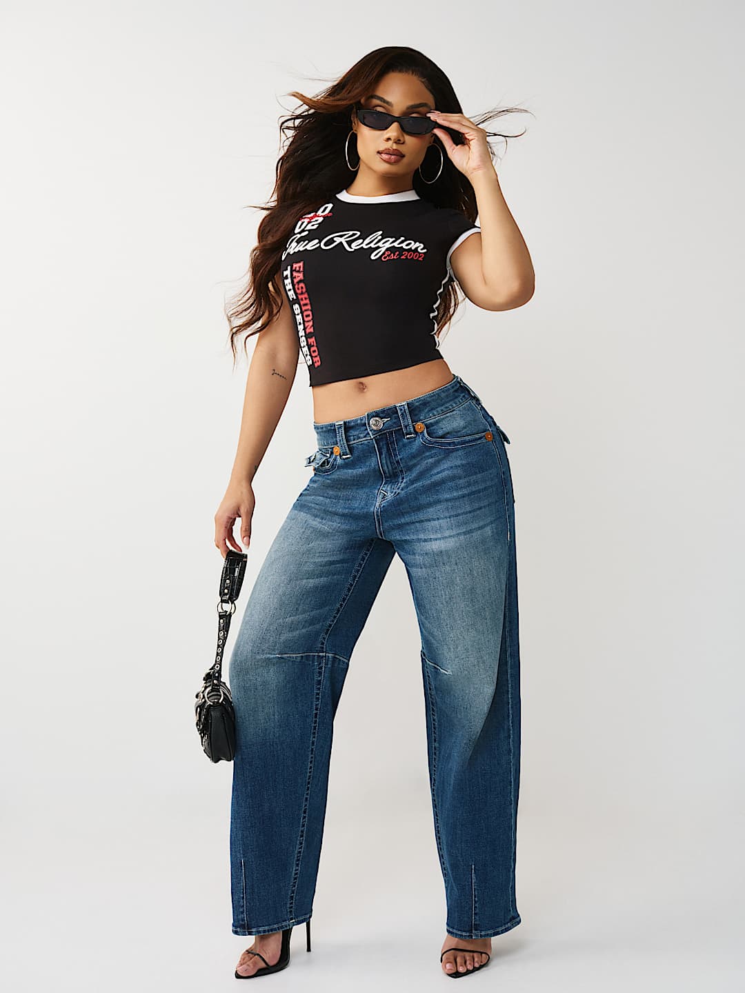 SPORTY CONTRAST CAP SLEEVE BABY TEE, image 4