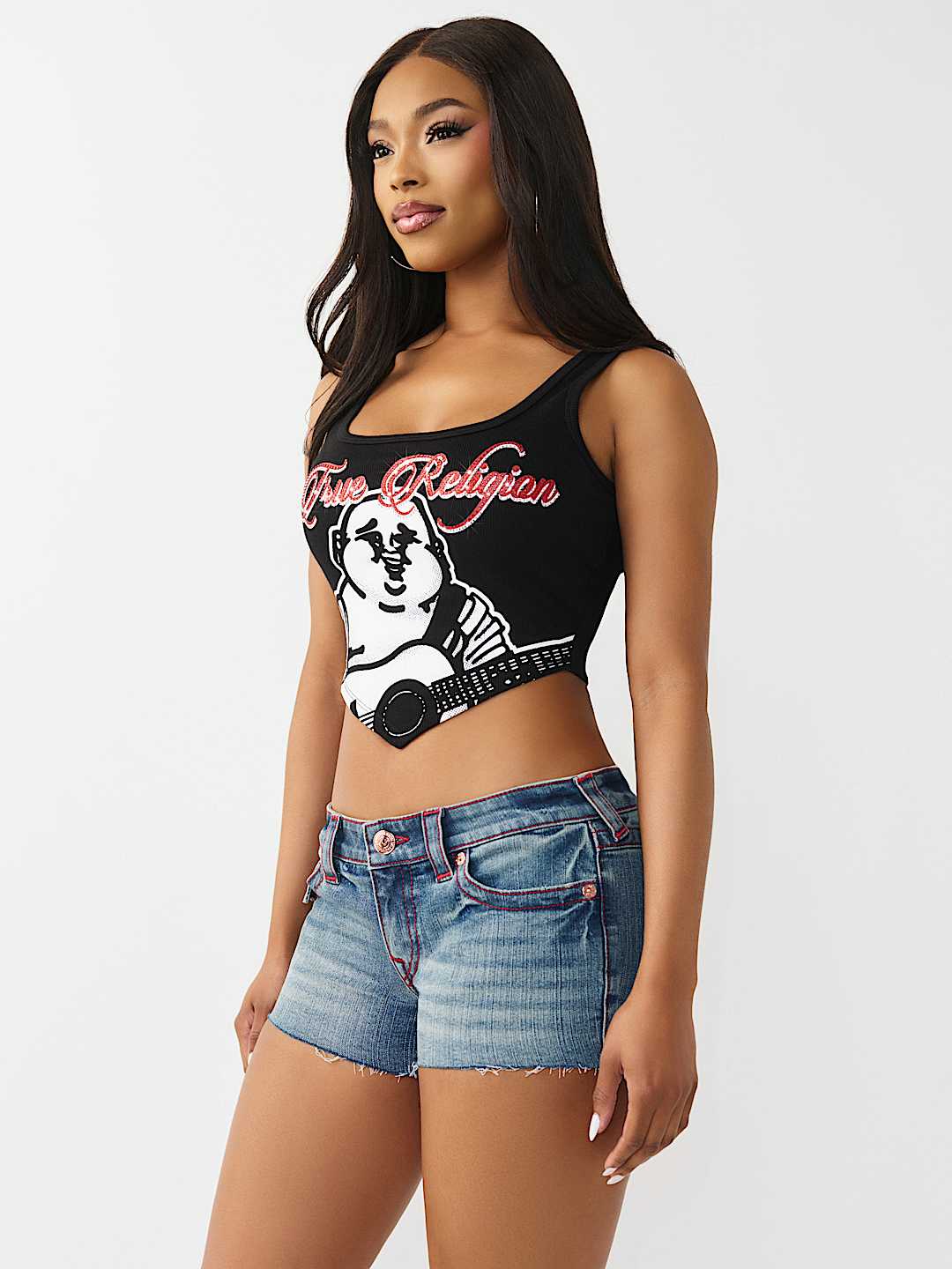 CRYSTAL HANDKERCHIEF TANK TOP, image 4