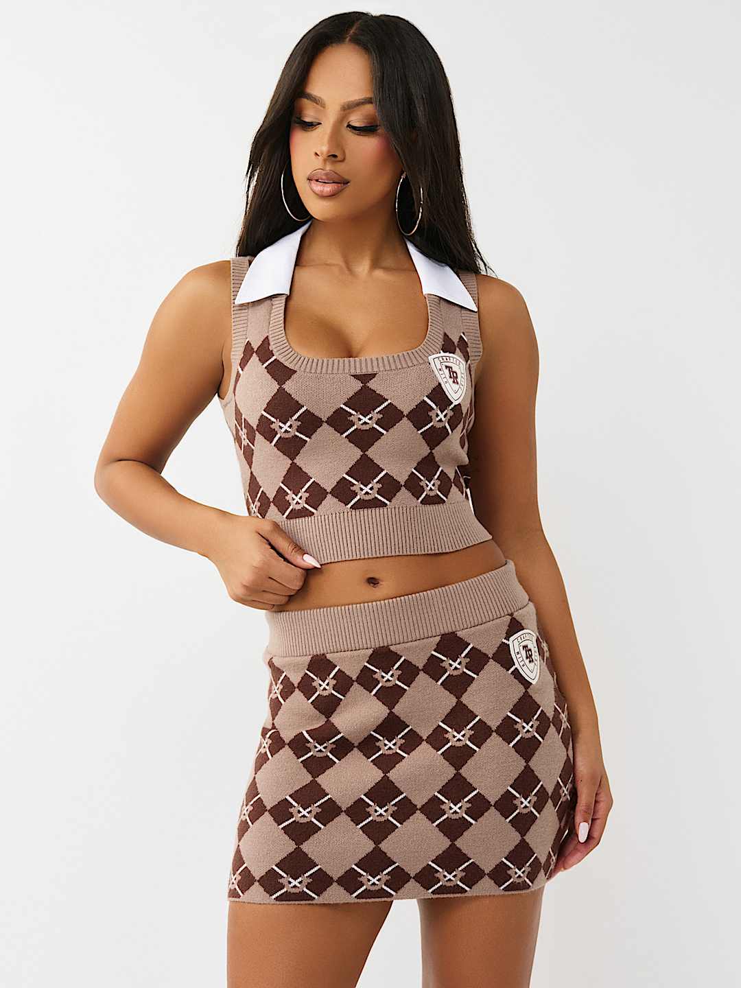 CHALECO DE PUNTO CORTO ARGYLE, image 4