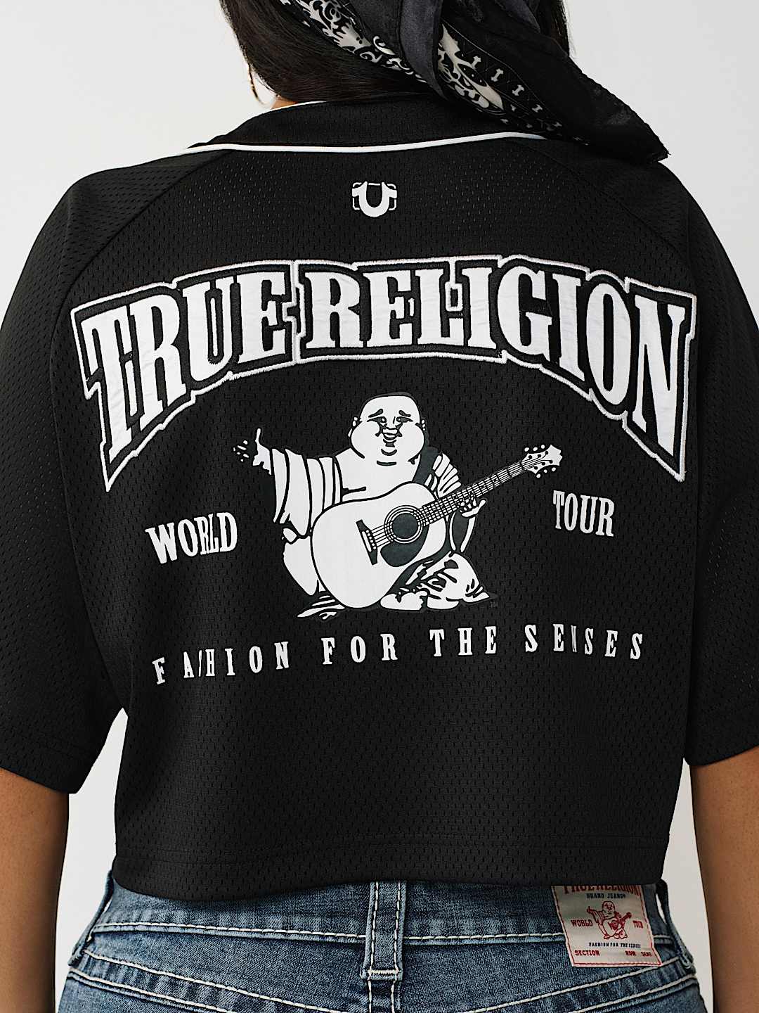 CAMISA DE MALLA DE JERSEY CON PARCHE DE SAT&Eacute;N, image 3