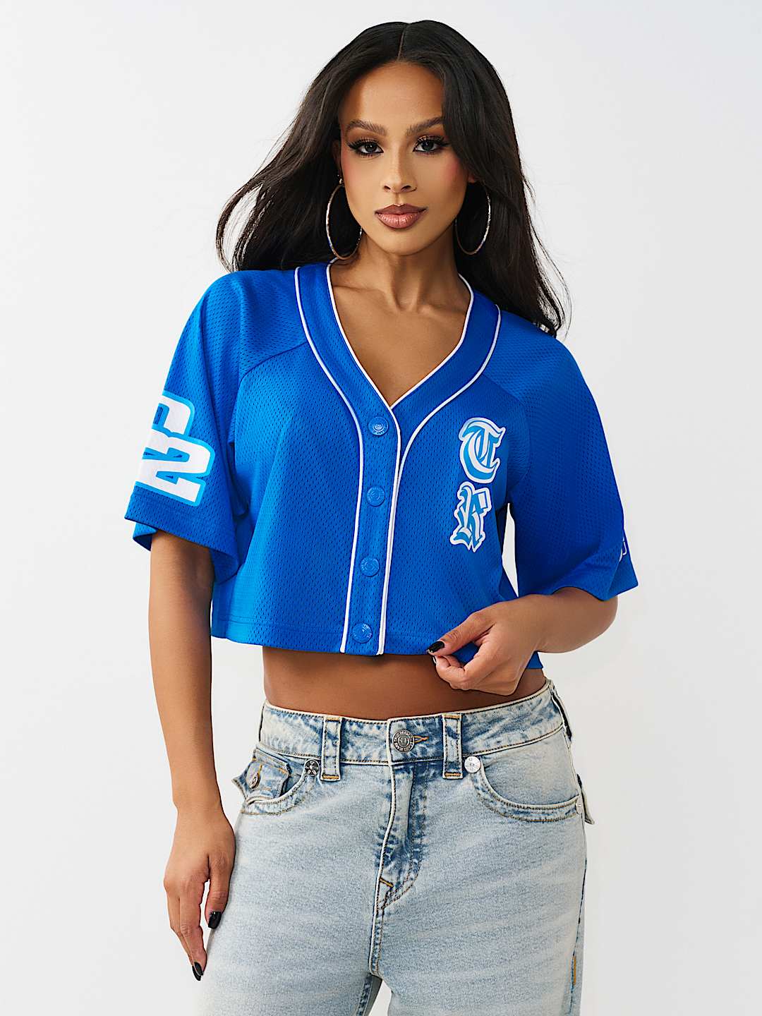 CAMISA DE MALLA DE JERSEY CON PARCHE DE SAT&Eacute;N, image 3