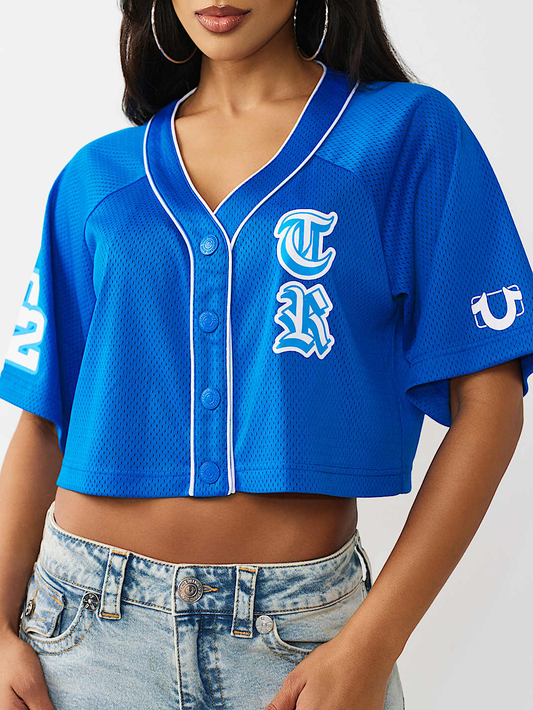 CAMISA DE MALLA DE JERSEY CON PARCHE DE SAT&Eacute;N, image 6