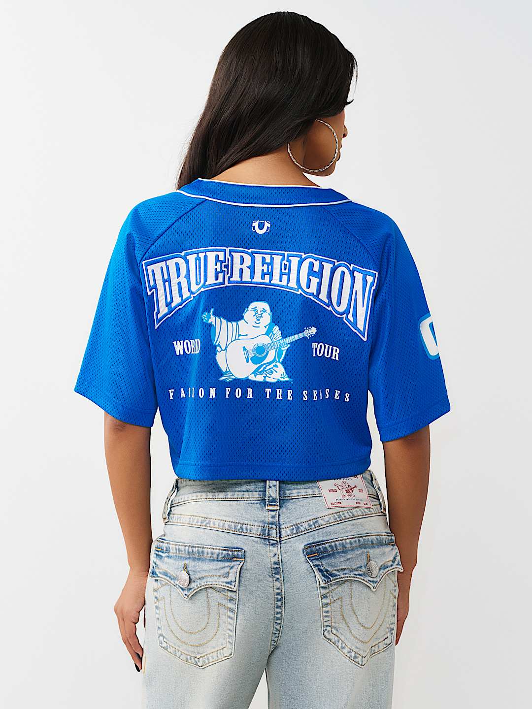 CAMISA DE MALLA DE JERSEY CON PARCHE DE SAT&Eacute;N, image 1