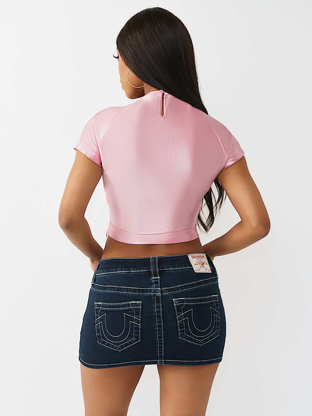 SPORTY RUCHED KEYHOLE TOP, image 5