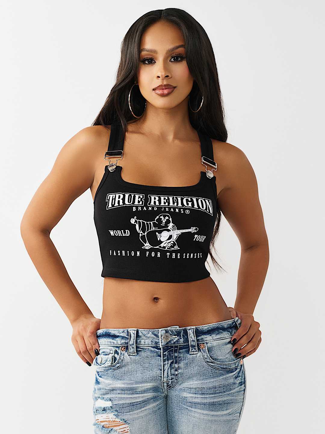 BUDDHA RIBBED OVERALL TANK, image 2