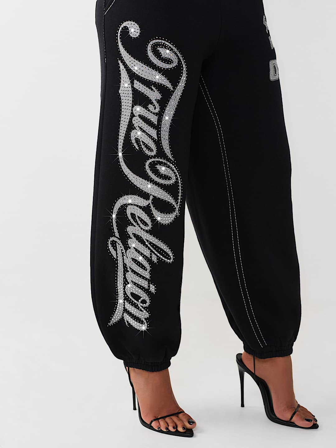 BIG T CRYSTAL BAGGY JOGGER, image 4