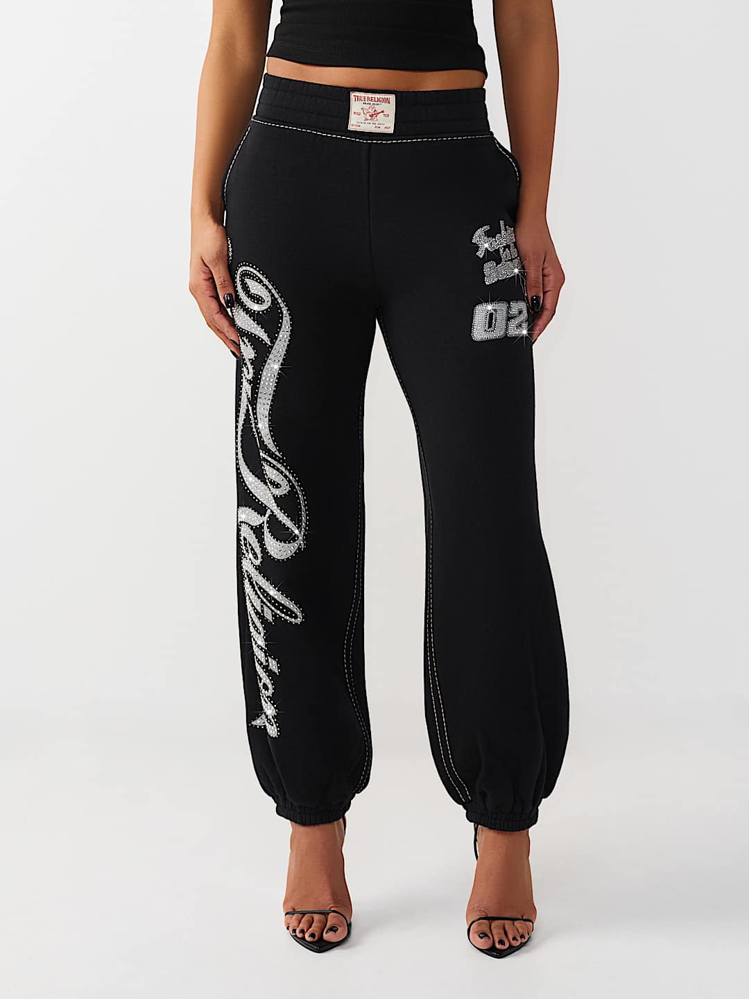 BIG T CRYSTAL BAGGY JOGGER, image 1