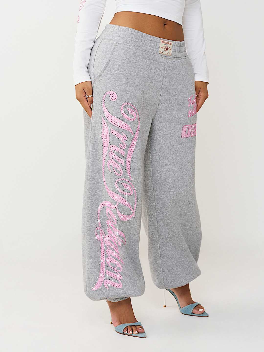 BIG T CRYSTAL BAGGY JOGGER, image 2