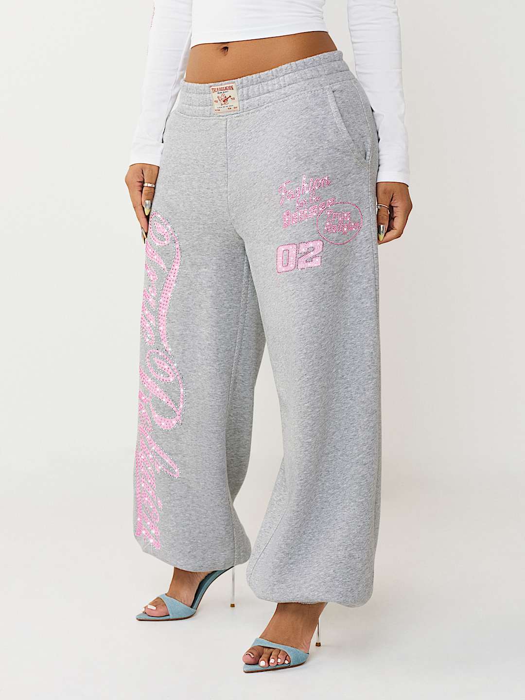 BIG T CRYSTAL BAGGY JOGGER, image 5