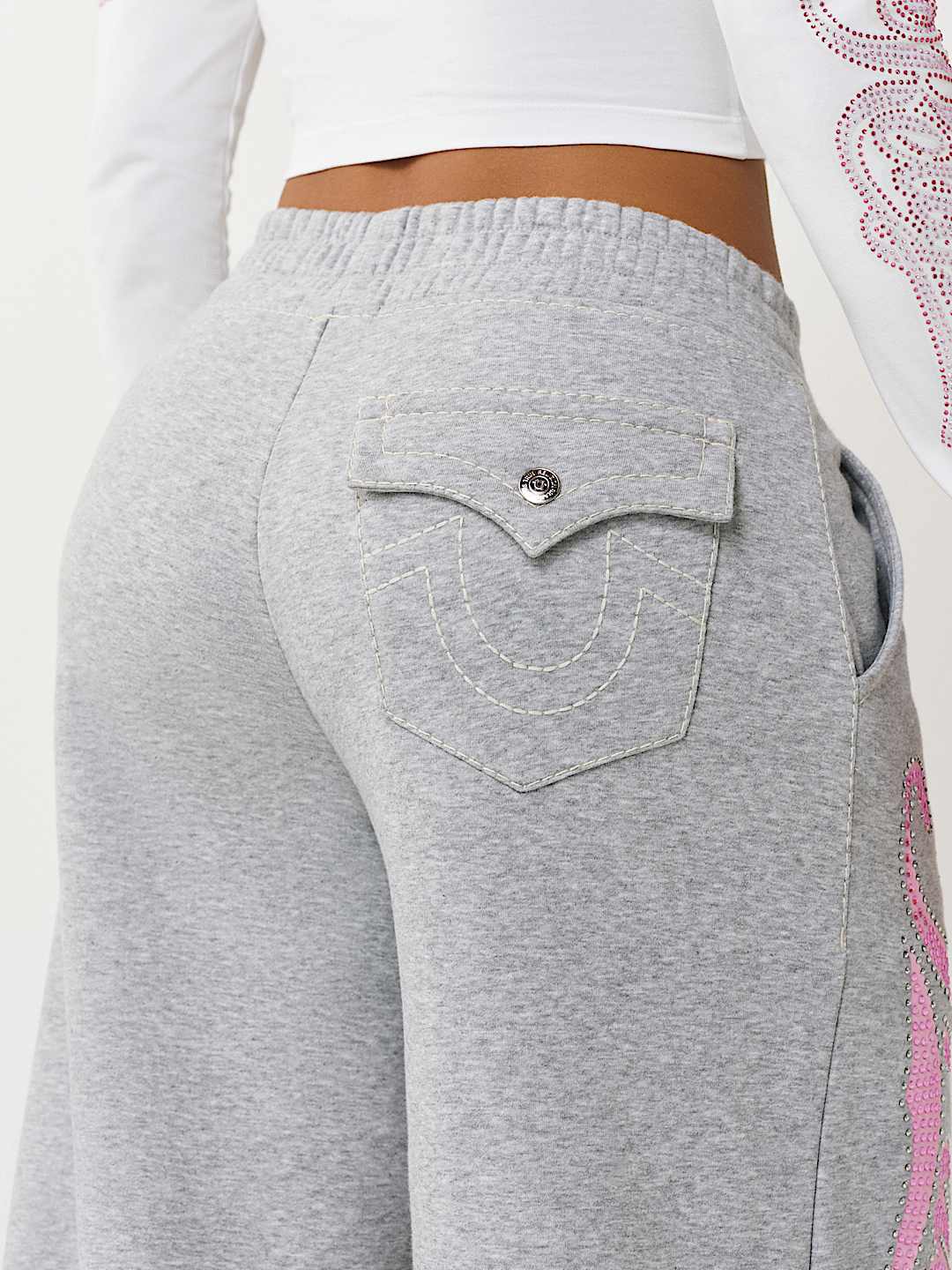 BIG T CRYSTAL BAGGY JOGGER, image 8