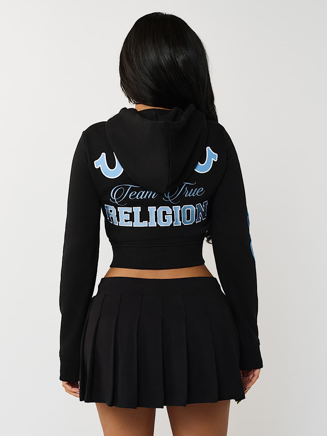 SUDADERA CON CAPUCHA Y CIERRE BORDADA, image 7