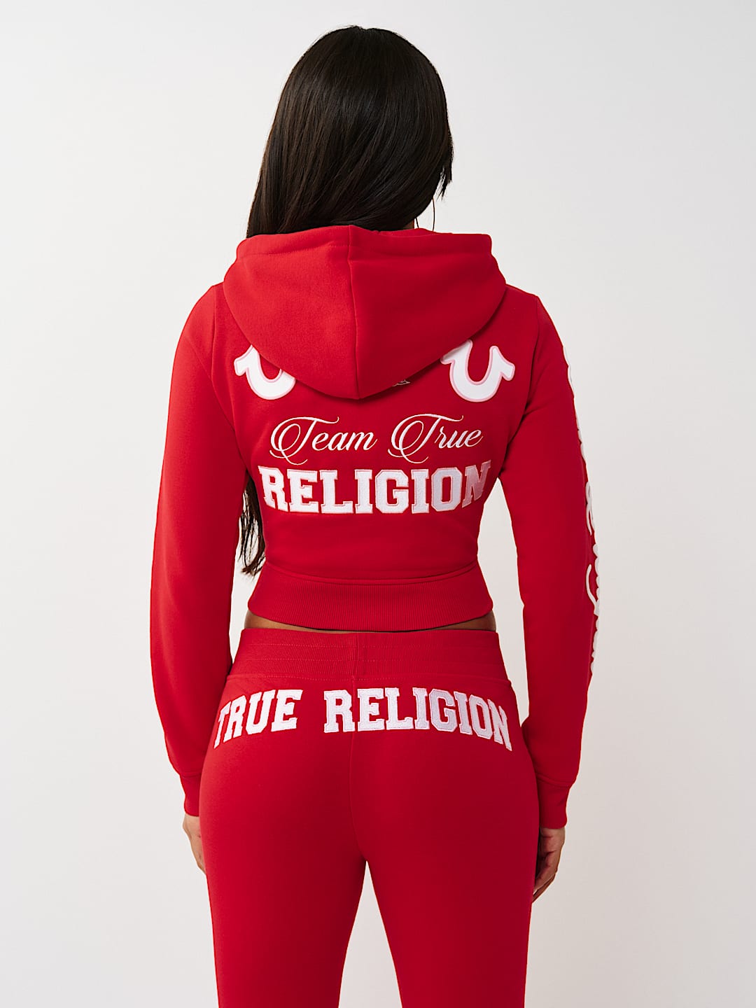 SUDADERA CON CAPUCHA Y CIERRE BORDADA, image 8