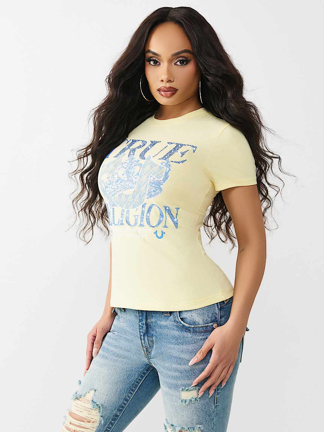 CRYSTAL CLASSIC CREWNECK TEE, image 4