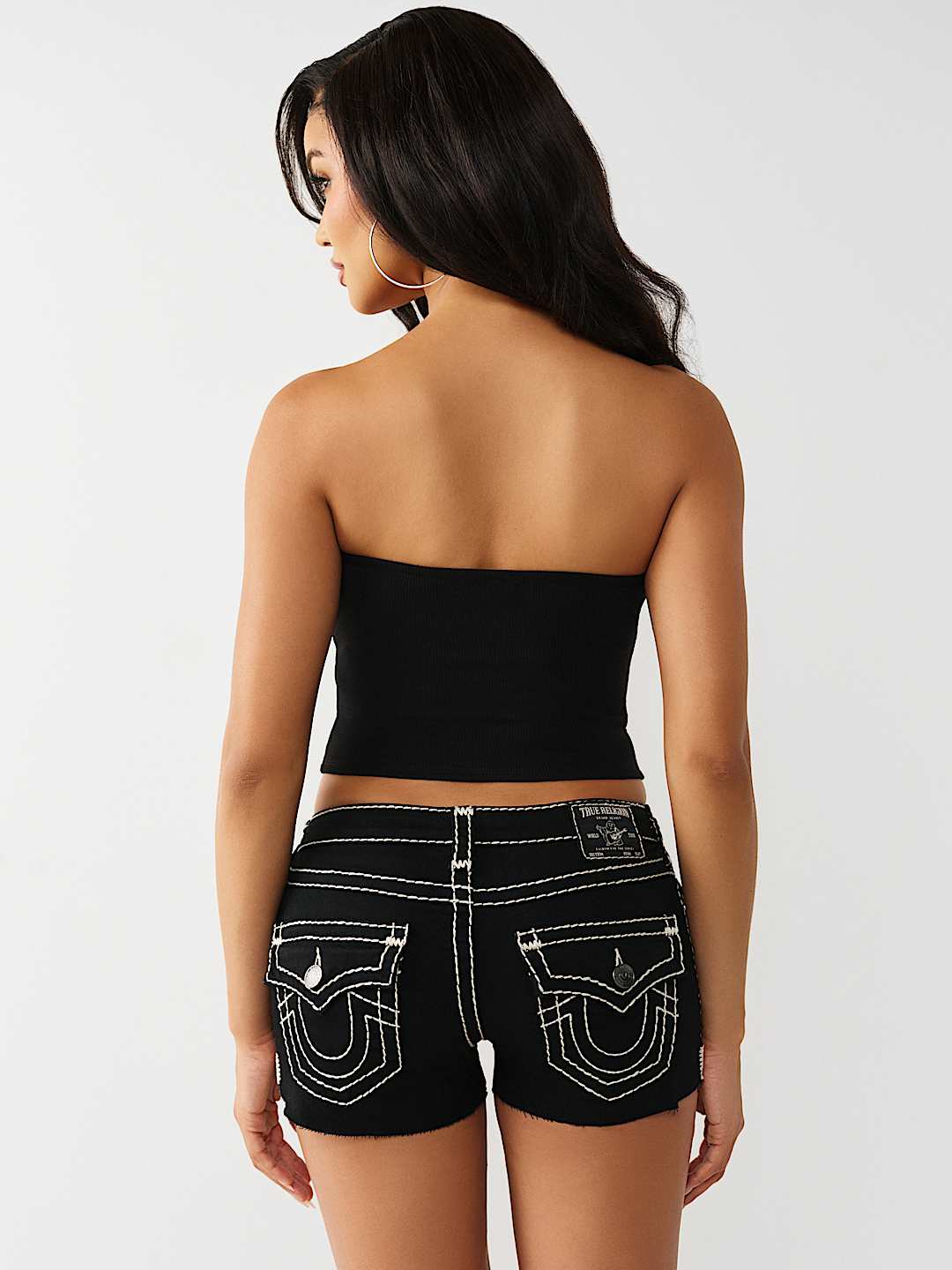 CAMISETA ACANALADA CON PLIEGUES, image 5