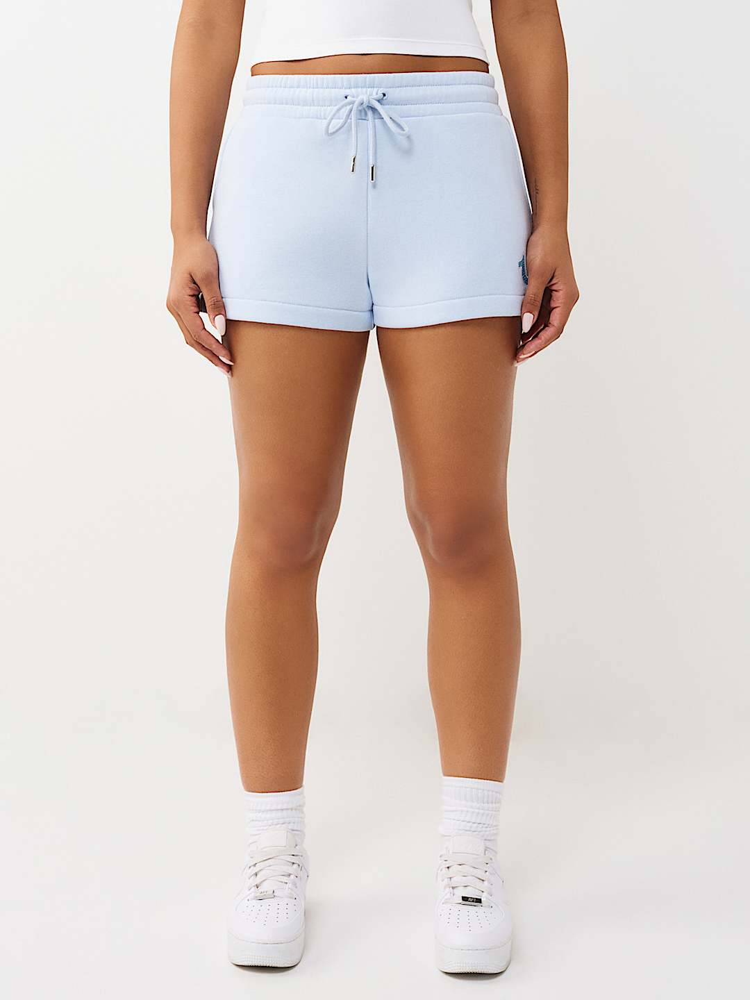 CRYSTAL EMBROIDERED LOUNGE SHORT, image 4