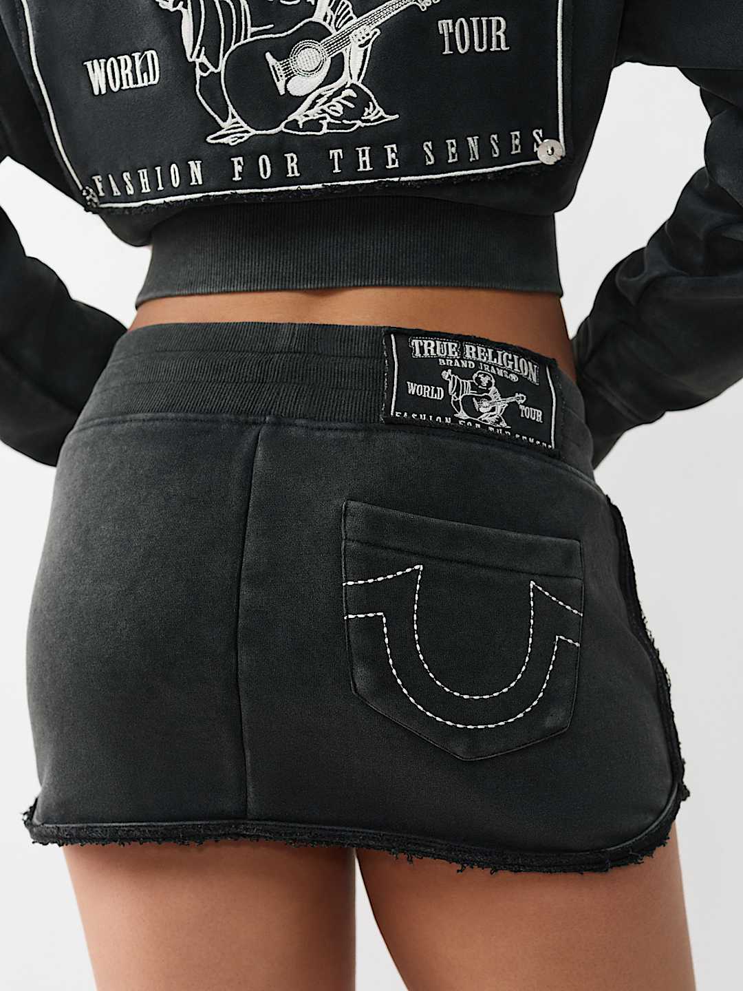 VINTAGE WASHED MINI SKIRT, image 2