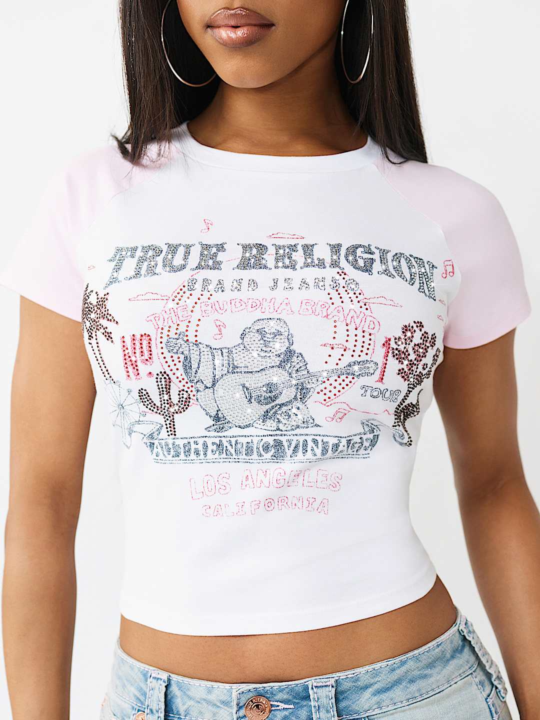 CONTRAST RAGLAN BABY TEE, image 1