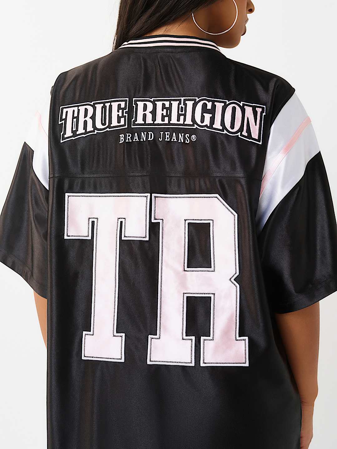 EMBROIDERED JERSEY SLIT  DRESS, image 2