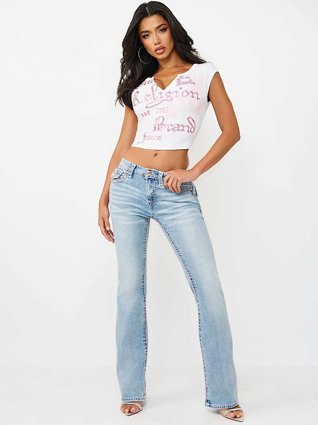 V-NOTCH RIBBED TEE, image 4