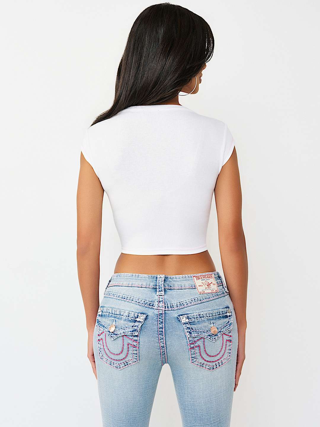 V-NOTCH RIBBED TEE, image 5