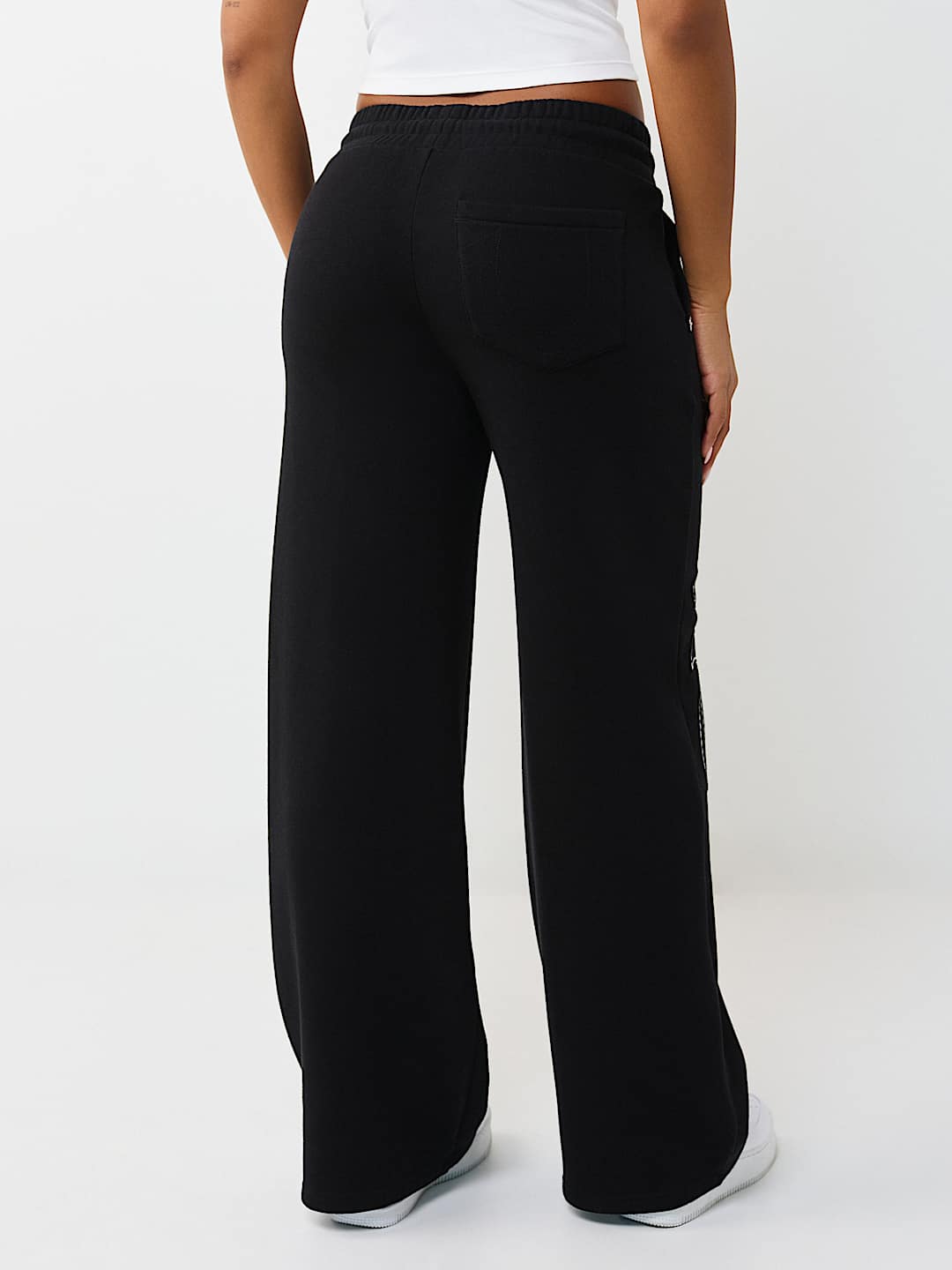 LOGO APPLIQU&Eacute; WIDE LEG SWEATPANT, image 6