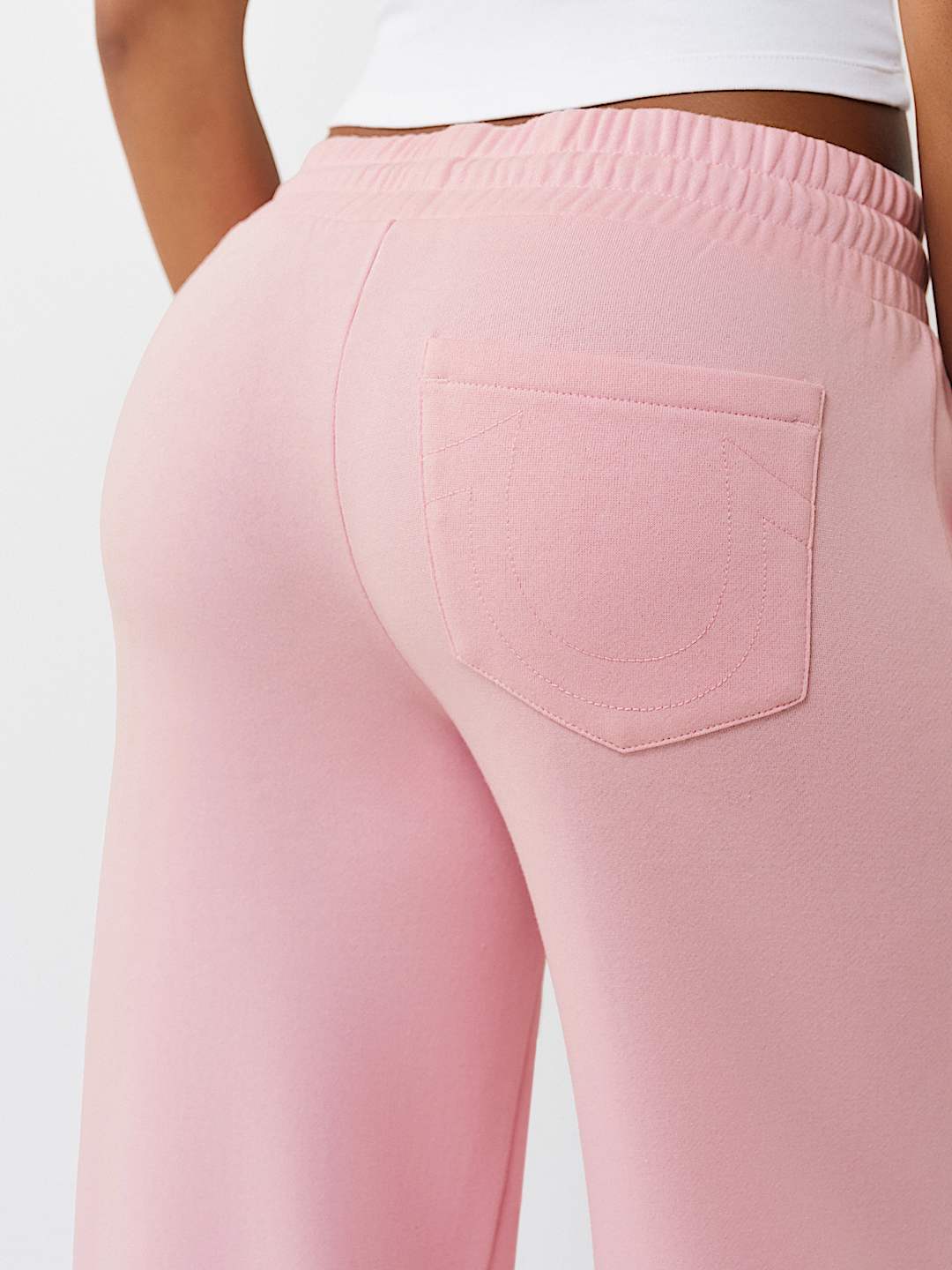 LOGO APPLIQU&Eacute; WIDE LEG SWEATPANT, image 9